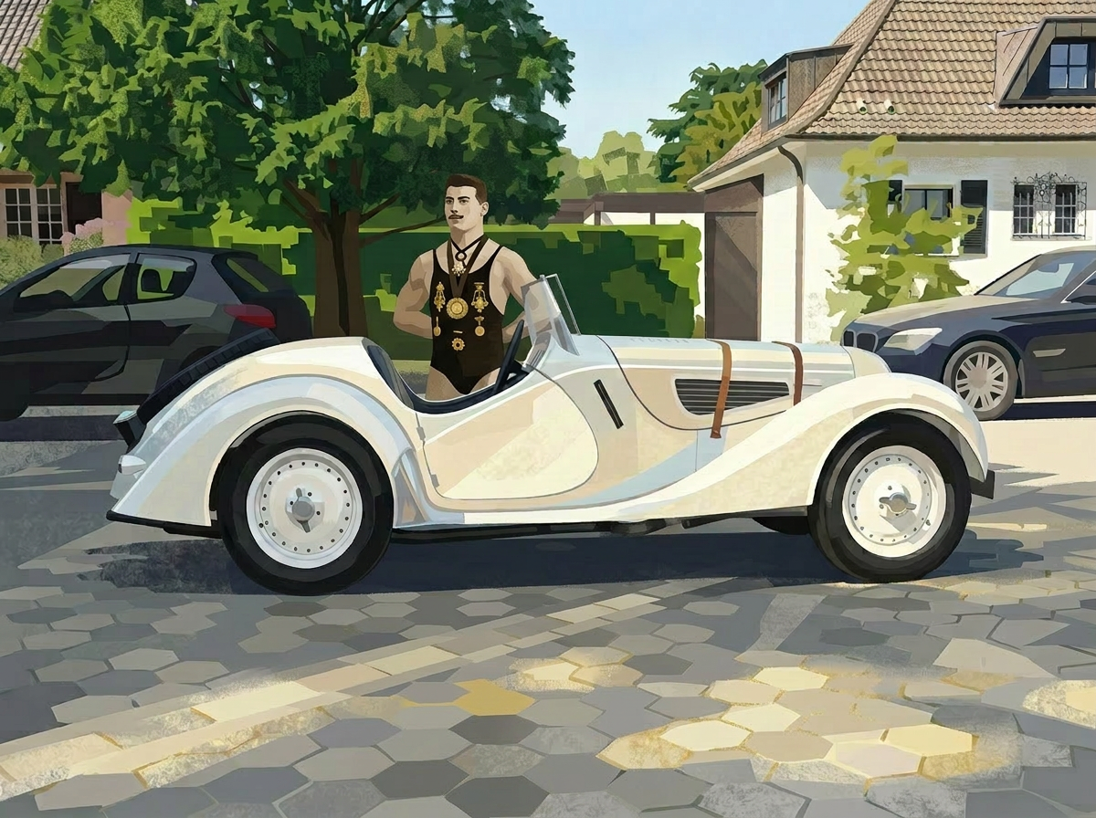 Avatarix – stilisierte Oldtimer-Figur